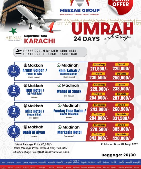 Karachi Umrah Package