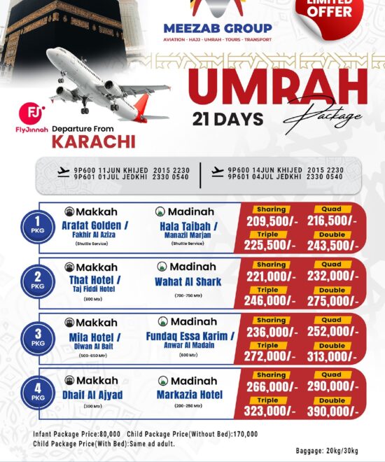 Karachi Umrah Package