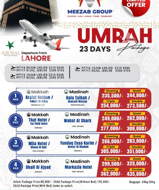 Lahore Umrah Package