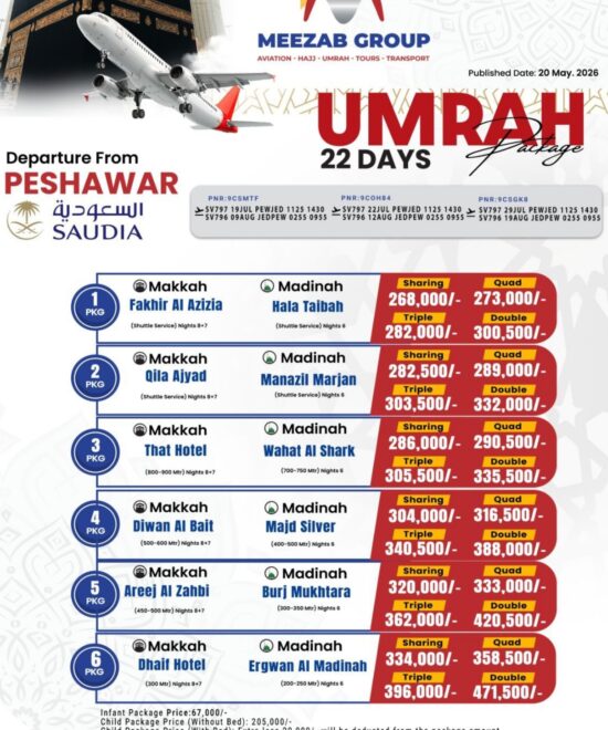 Peshawar Umrah Package