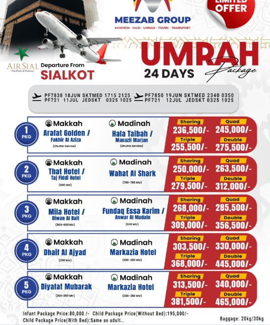 Saikot Umrah Package