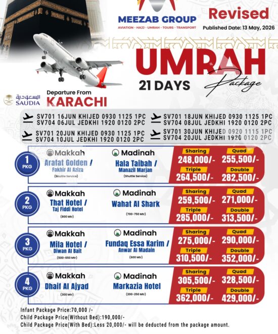 Karachi Umrah Package