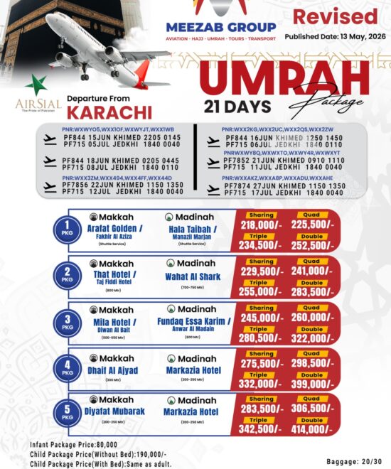 Karachi Umrah Package