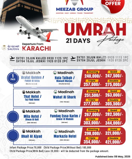Karachi Umrah Package