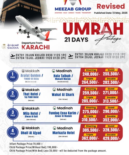 Karachi Umrah Package