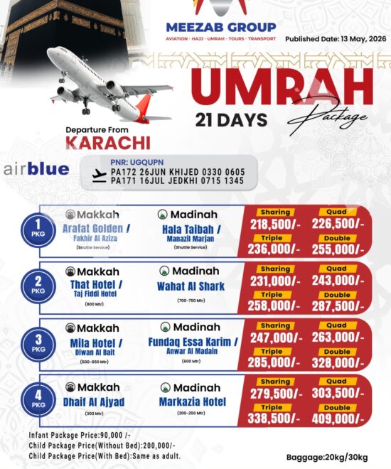 Karachi Umrah Package