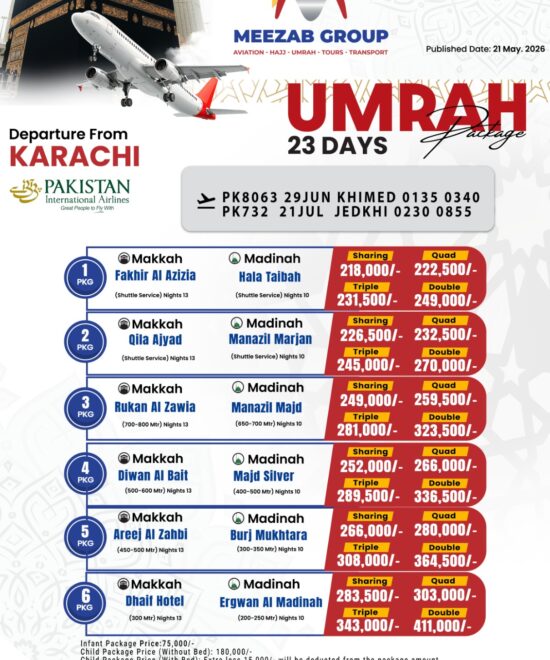 Karachi Umrah Package