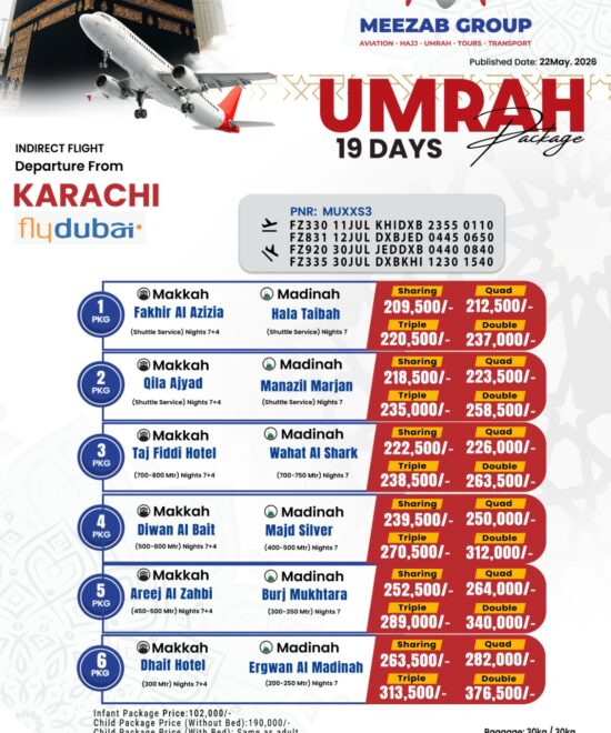 Karachi Umrah Package