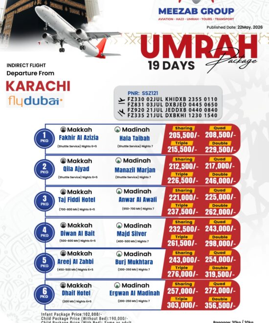 Karachi Umrah Package