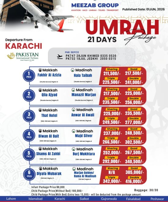 Karachi Umrah Package
