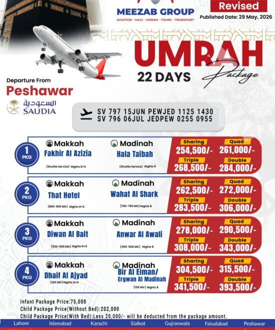 Peshawar Umrah Package
