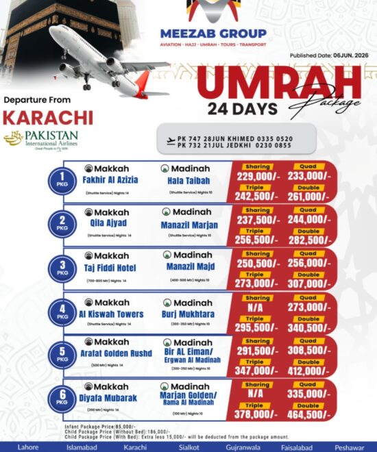 karachi umrha package