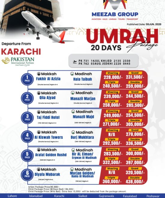 karachi umrha package
