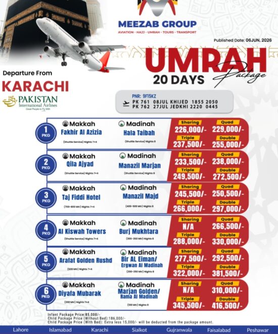 karachi umrha package
