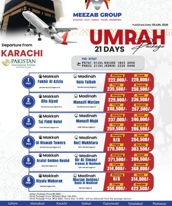 karachi umrha package