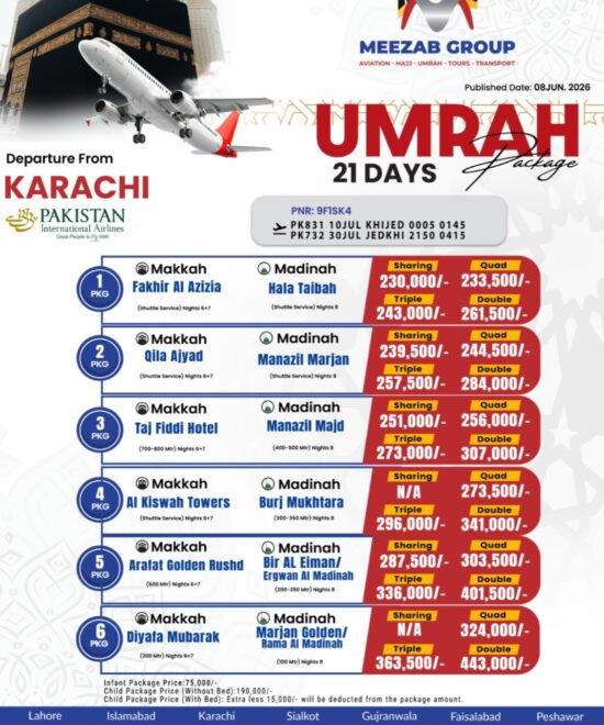 karachi  umrha package