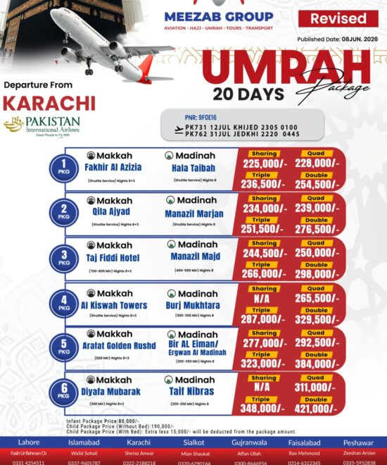karachi  umrha package