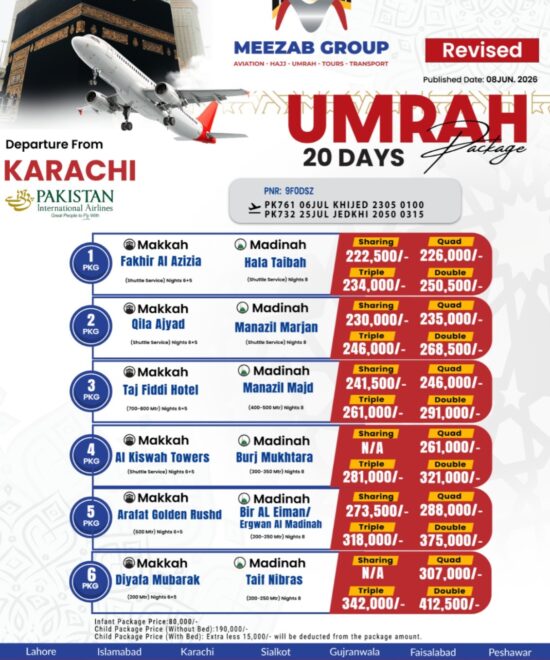 karachi  umrha package