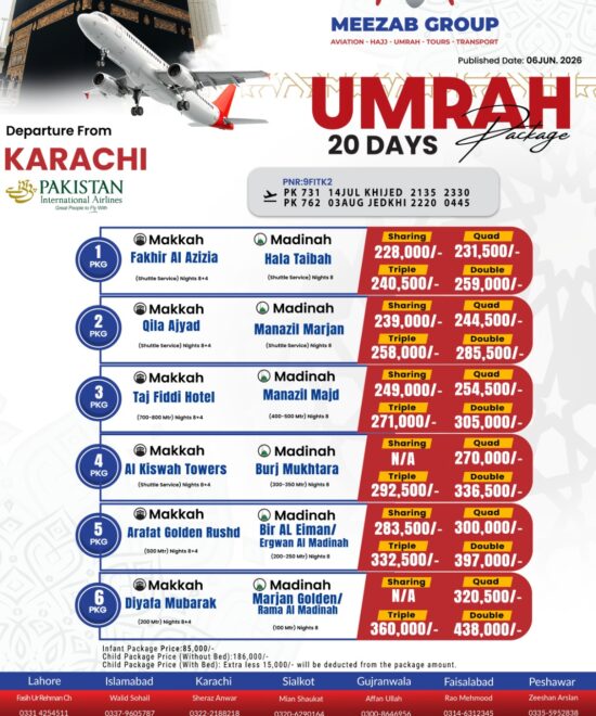 karachi  umrha package