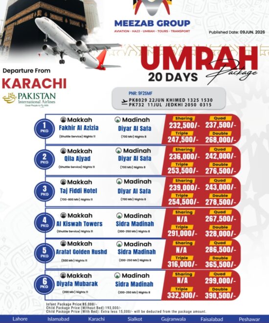 karachi  umrha package
