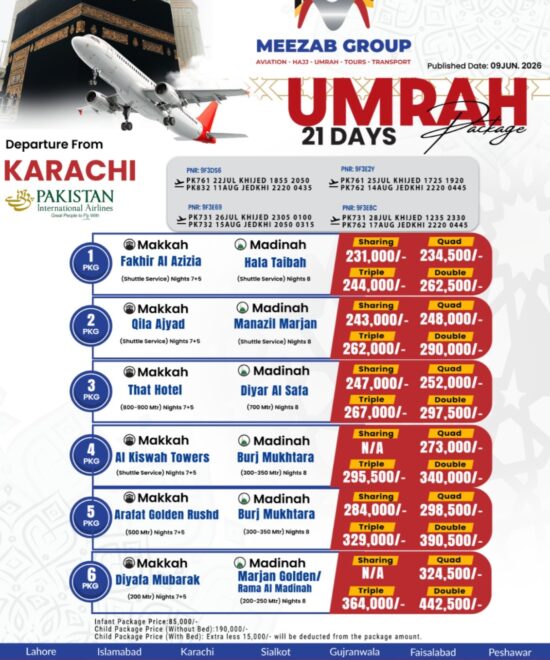 karachi  umrha package
