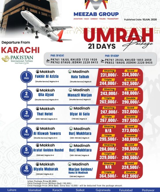 karachi umrha package