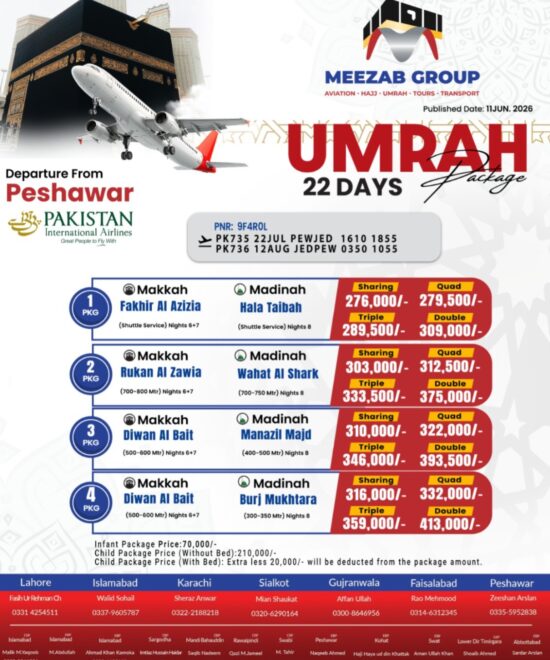 Peshawar Umrah Package