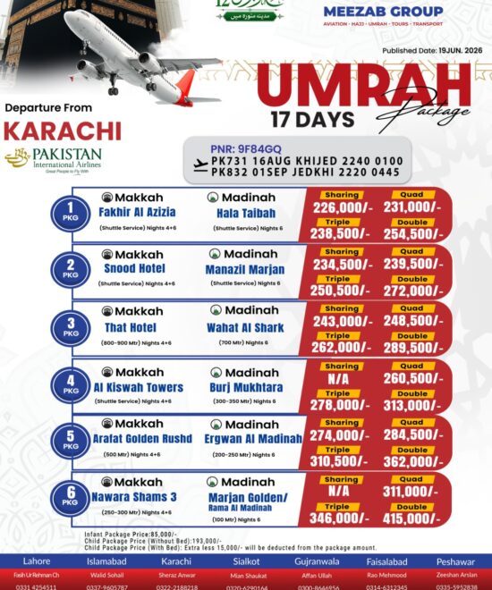 karachi umrha package