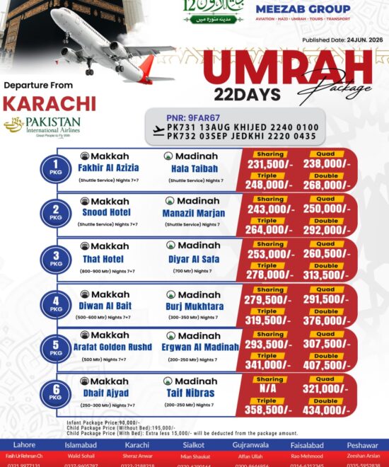 karachi  umrha package