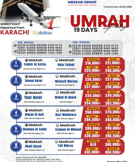 karachi umrha package