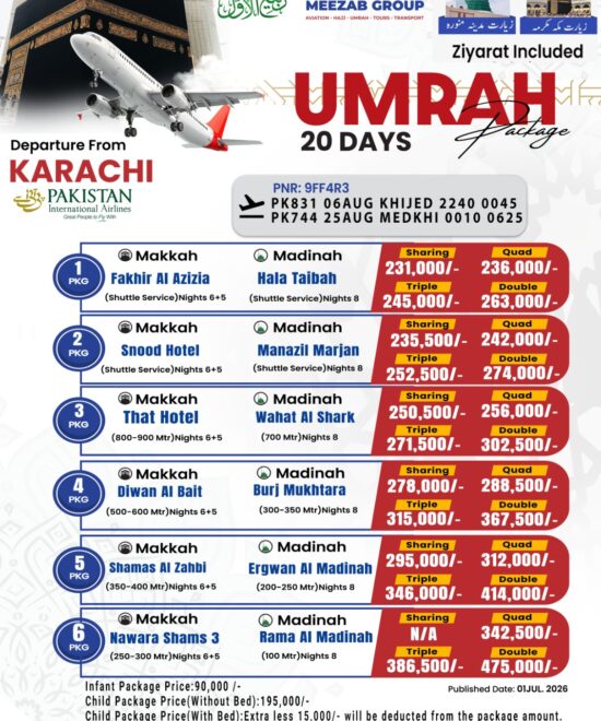 karachi umrha package
