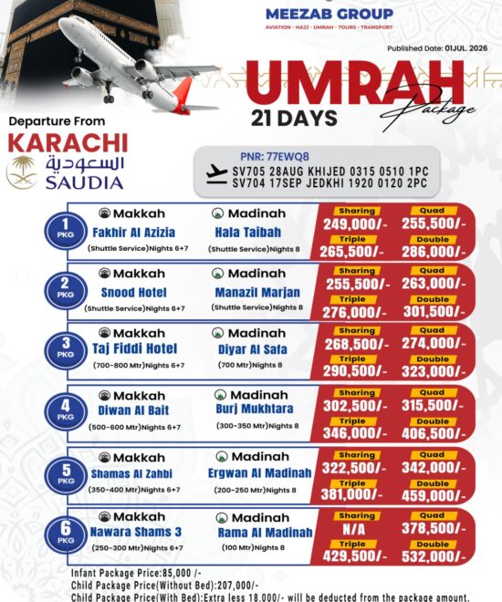karachi umrha package