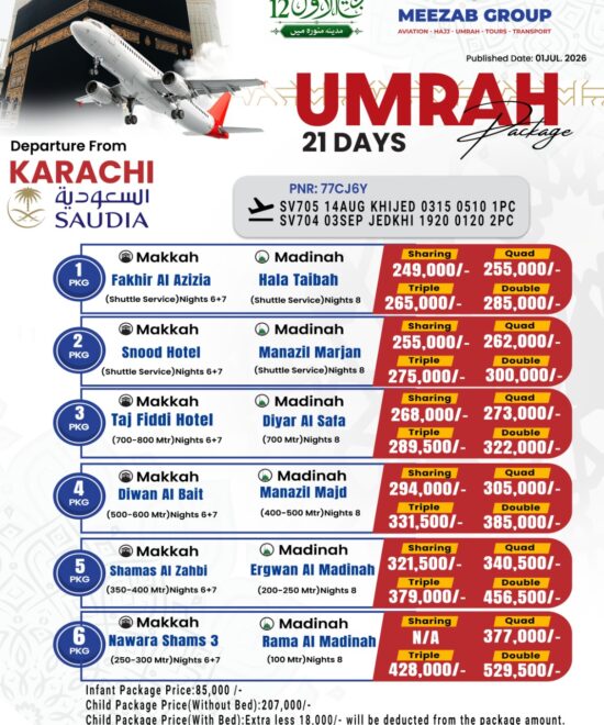 karachi umrha package