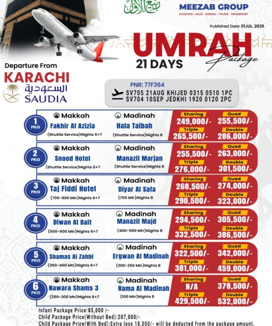 karachi umrha package