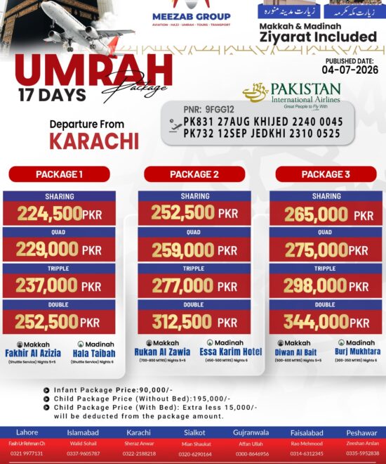 karachi  umrha package