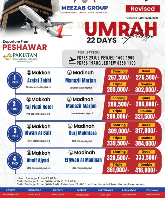 Peshawar Umrah Package
