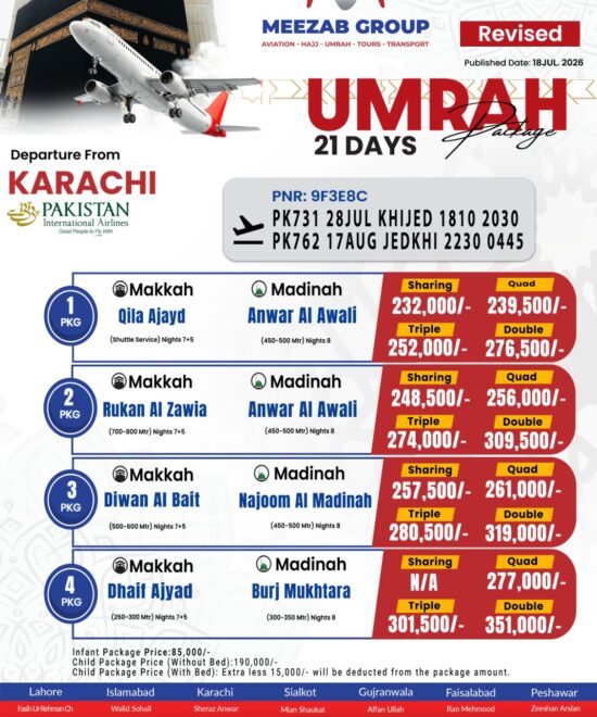 karachi umrha package