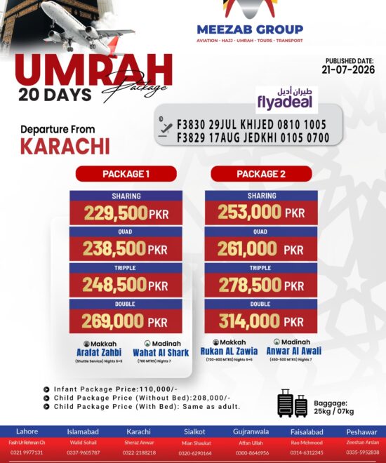 karachi umrha package