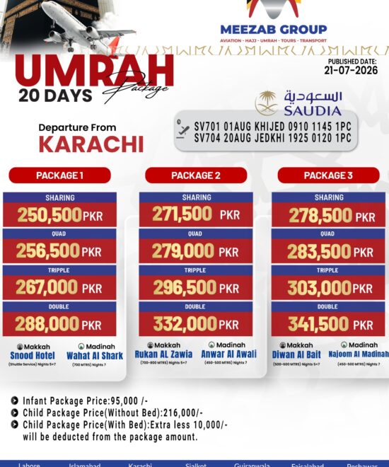 karachi umrha package