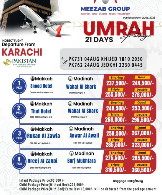karachi umrha package