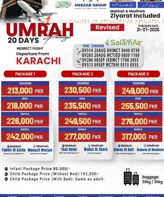 karachi umrha package