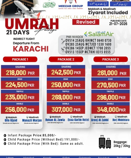 karachi umrha package
