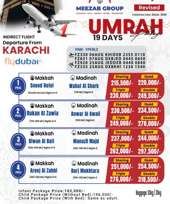 karachi  umrha package