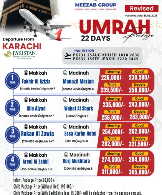 karachi  umrha package