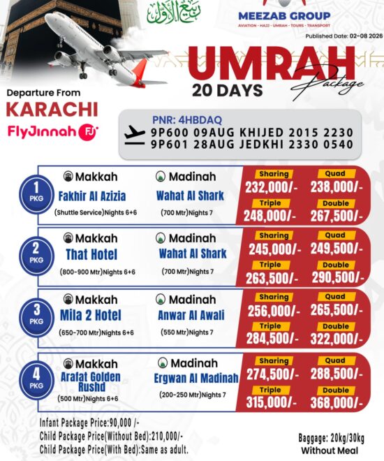 karachi  umrha package