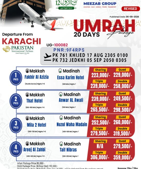 karachi umrha packager
