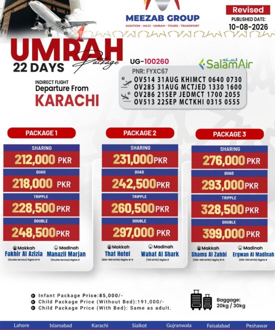 karachi umrha packager