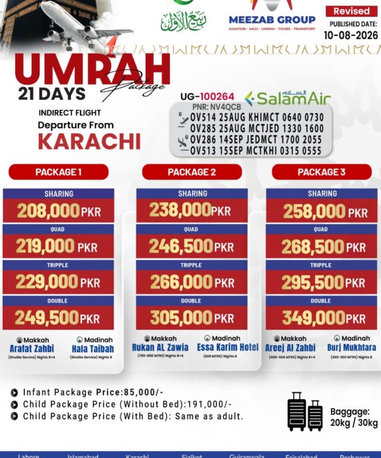 karachi umrha packager