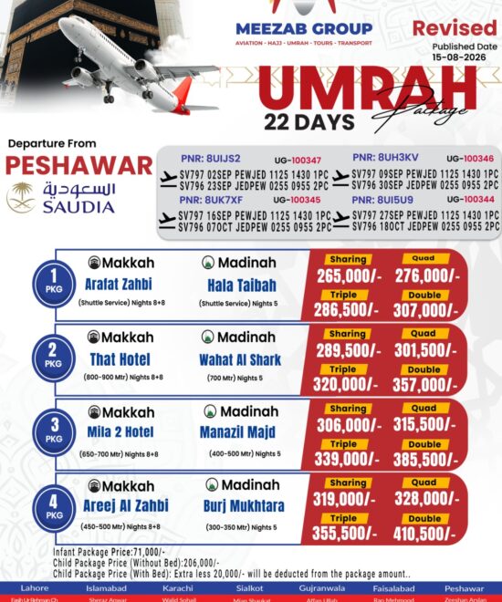 Peshawar Umrah Package