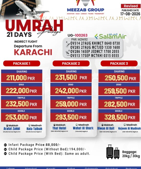karachi  umrha packager